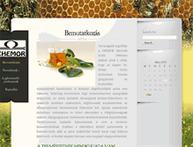 Tablet Screenshot of chemor.hu